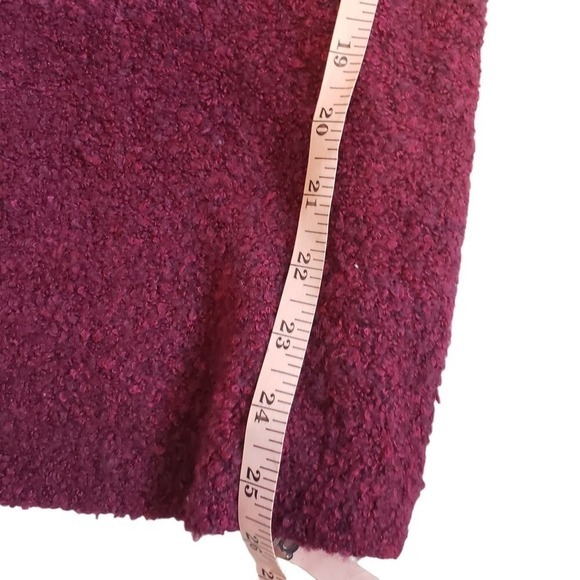 Moda Intl Burgundy Marled Soft Sleeveless Sweater Size Medium - Picture 9 of 14